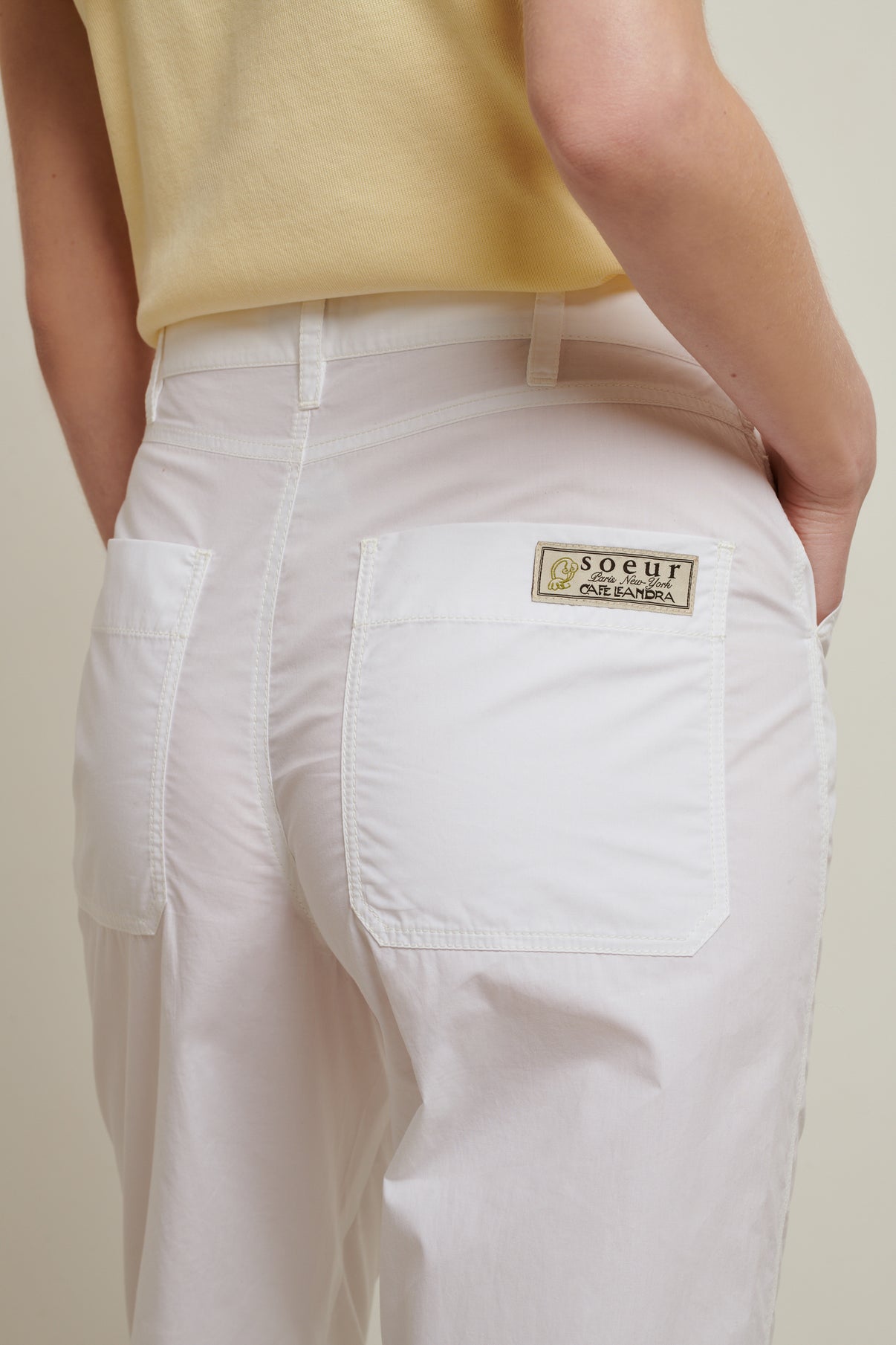 PANTALON NAPOLEON BLANC vue 5