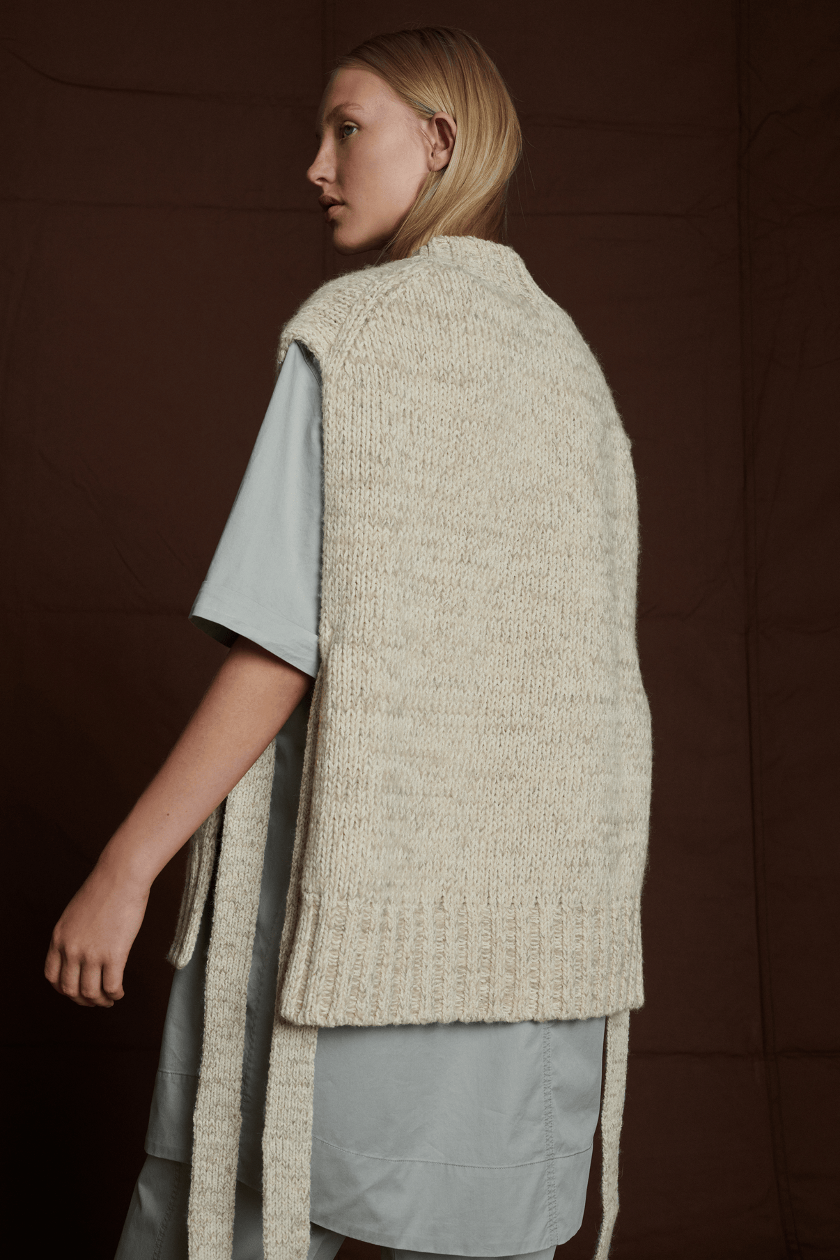 Pull Amani - Écru - Femme vue 2