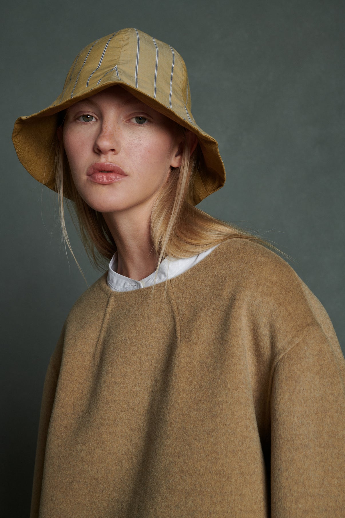 Chapeau Umbrella - Beige - Coton - Femme vue 1