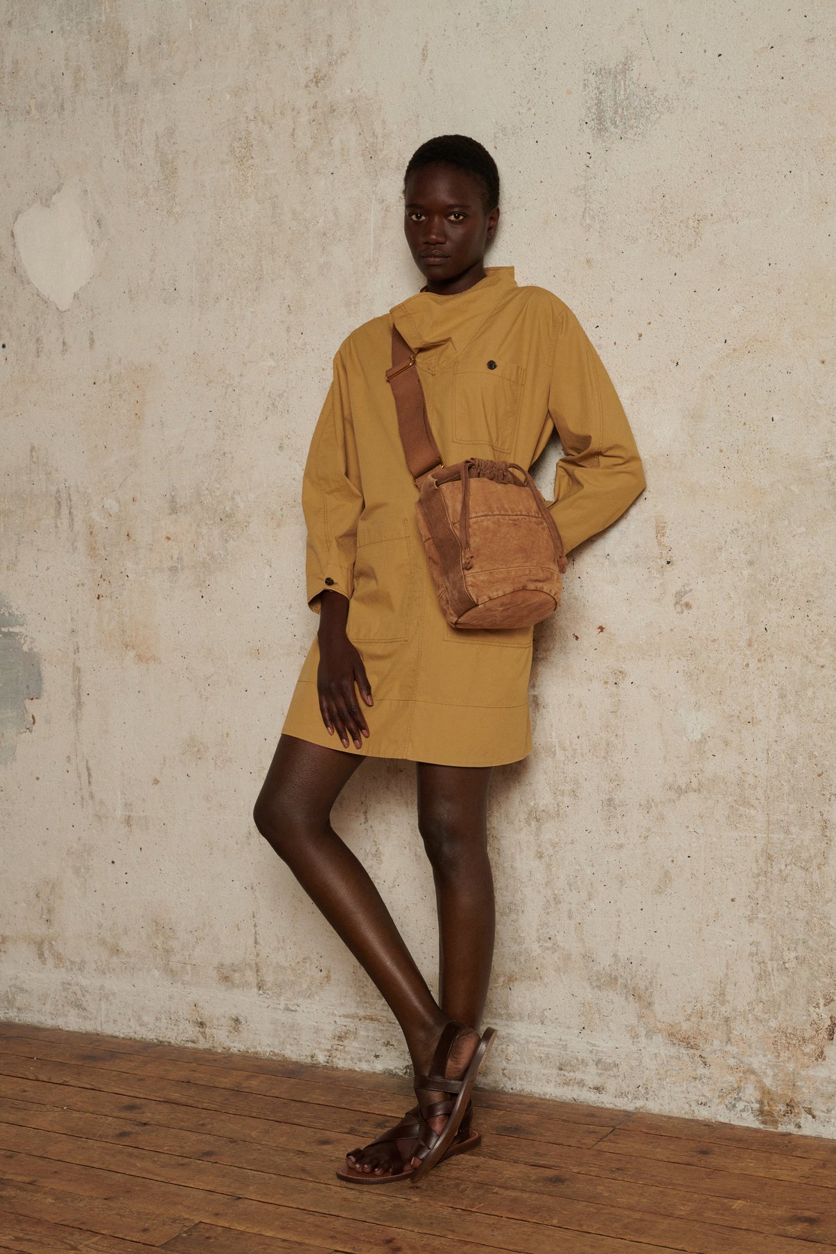 ROBE ULSAN BEIGE vue 1