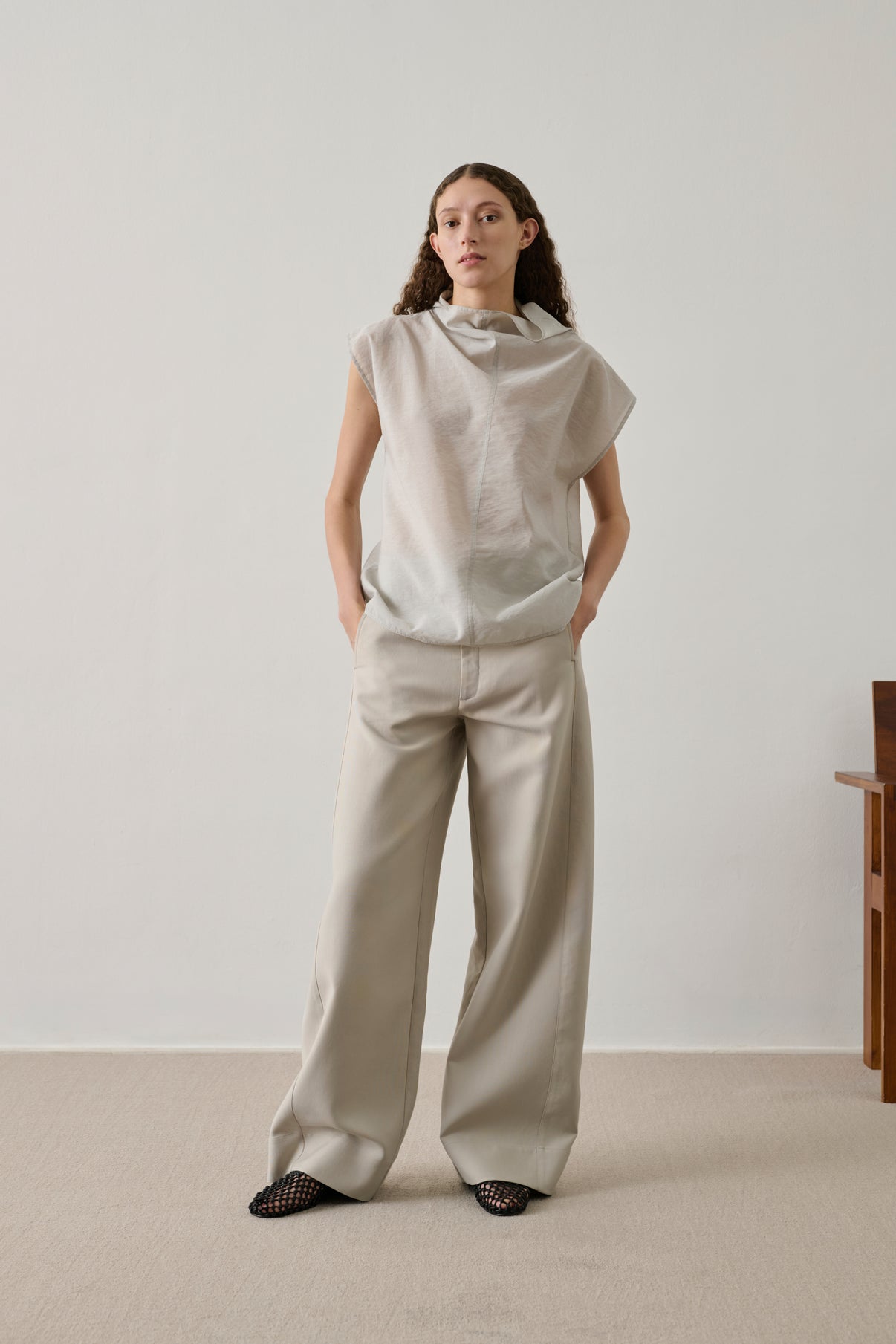 Pantalon Horatio - Gris Clair - Femme vue 1