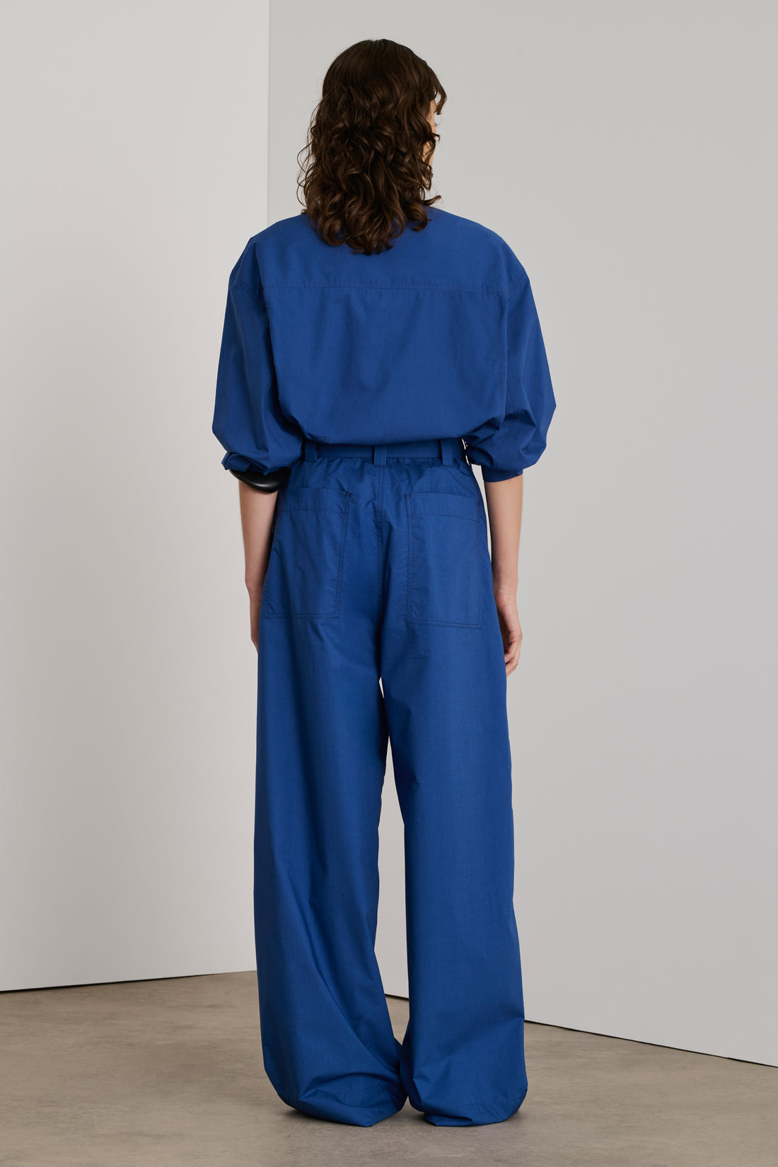 Pantalon Vagabond - Bleu Roi - Coton - Femme