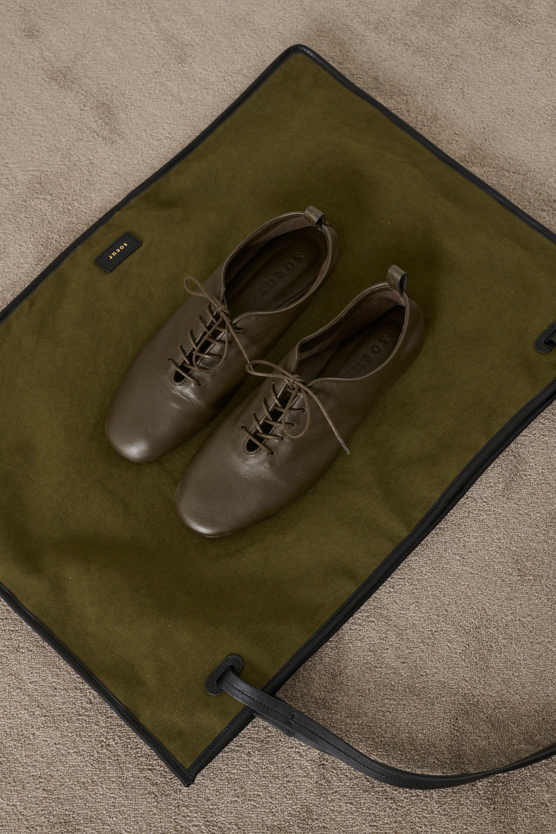 Ballerines Orso - Terre D'Ombre - Cuir - Femme