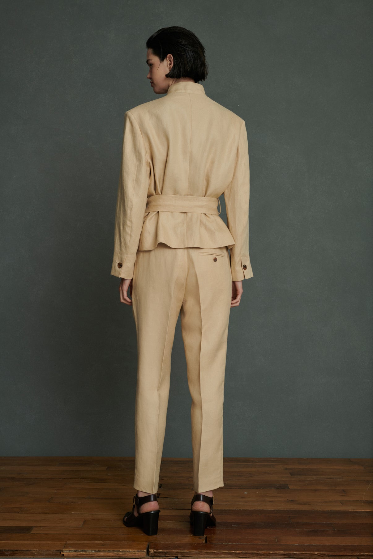 Pantalon Adele - Vanille - Lin - Femme vue 2