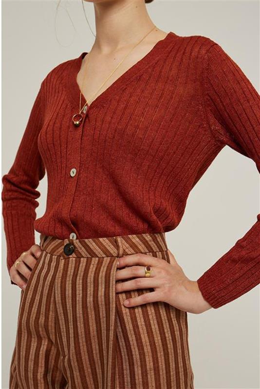 GREEN FIBRE Cardigan  vue 2