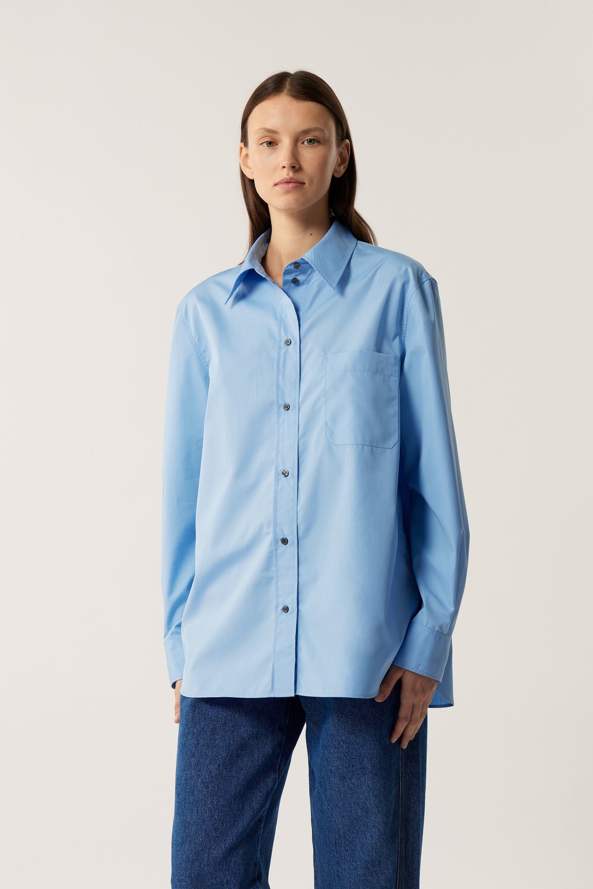 CHEMISE SAPHIR BLEUE vue 1