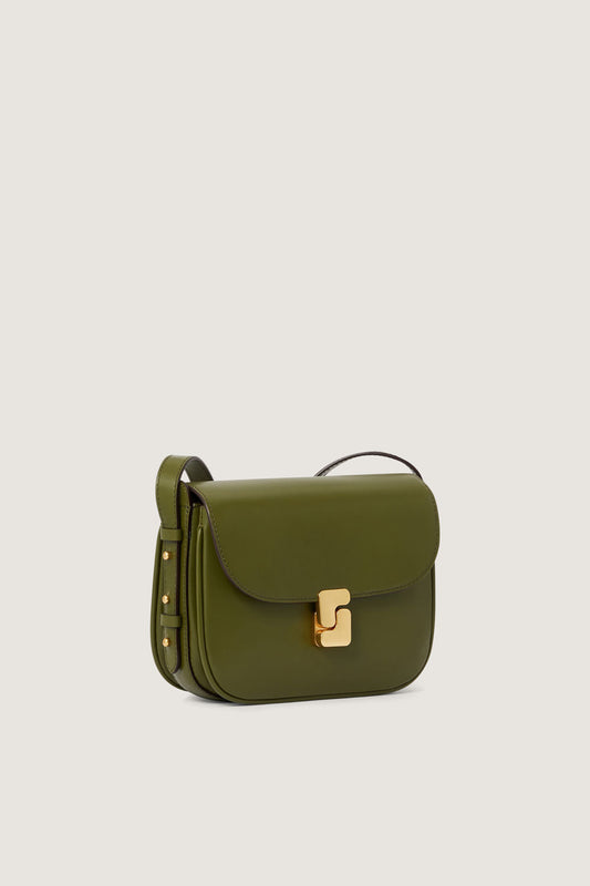 Sac Bellissima Mini - Vert Olive - Cuir - Femme